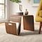 Manhattan Comfort Brookside End Table in Walnut ET001-WA - alternate 4
